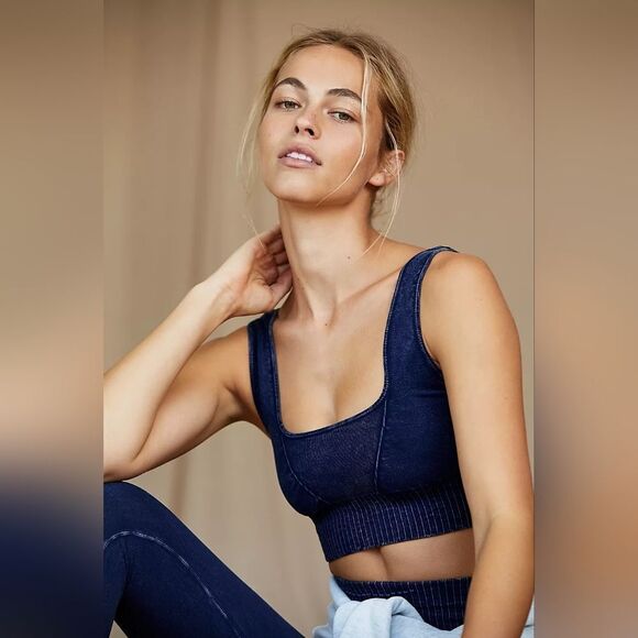 Free People Good Karma Square-Neck Bra VARIOUS COLORS NWT/NWOT - Picture 6 of 12